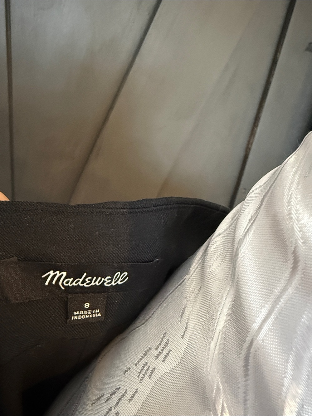 Madewell Black Button-Front Sleeveless Top - Picture 3 of 4